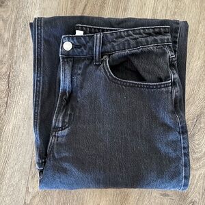 F21 Black/Dark Denim Jeans